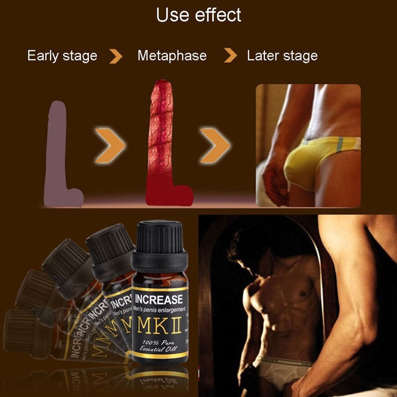 MK II Essential Oil Extension Delayed Upgraded Version External Use Enlargement Oil Sexual Love Daily Lover Sex Massage Oil
