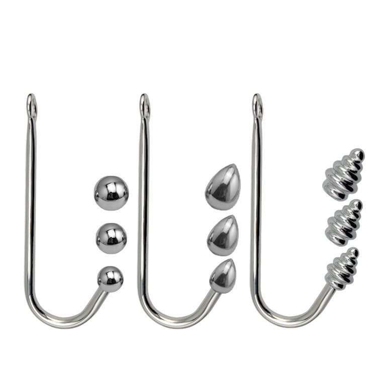 Metal Backyard Threaded Anal Hook Anal Bolt Expansion Toys Adult Toys Sex Toys