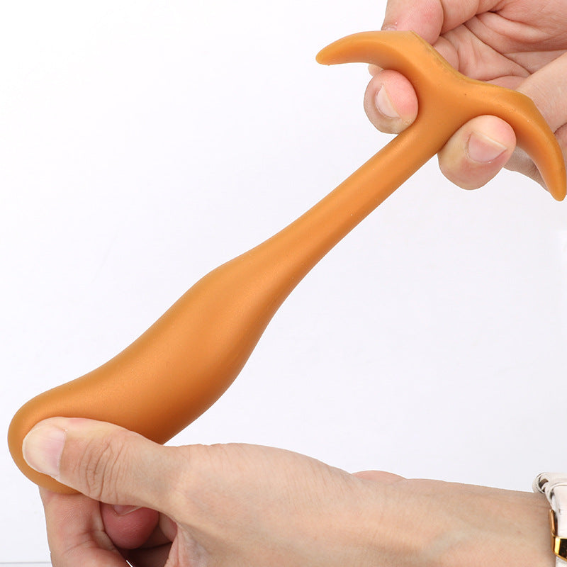 Going out anal plug invisible wearing backyard men and women with chrysanthemum anal plug super soft anal dilator fisting masturbator sex