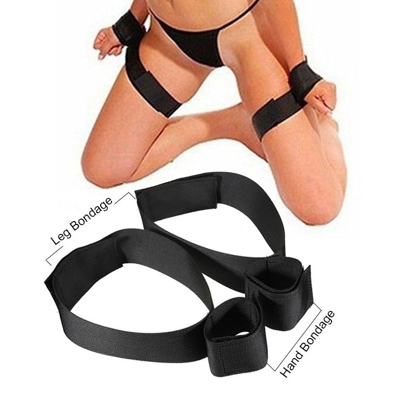 Gay Ankle Hands Legs Nylon Restraint Fetish Sex Bondage Alternative Sex Toys