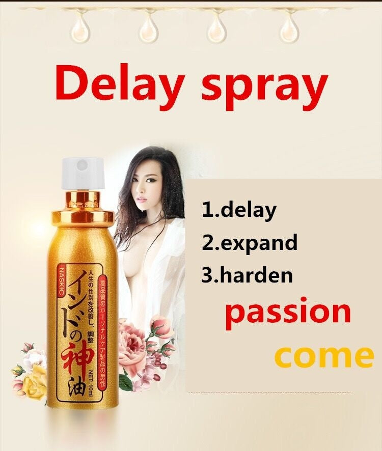 Real Photo NEW Male Delay Spray 60 Minutes Long Delay Ejaculation New Bigger Lasting 50ml Bed Bedroom Delay Cream NEW Men Sex Products Enlargement&Extender Oil Male Artificial Herb No Side Effect HOT Enlargement 15ml