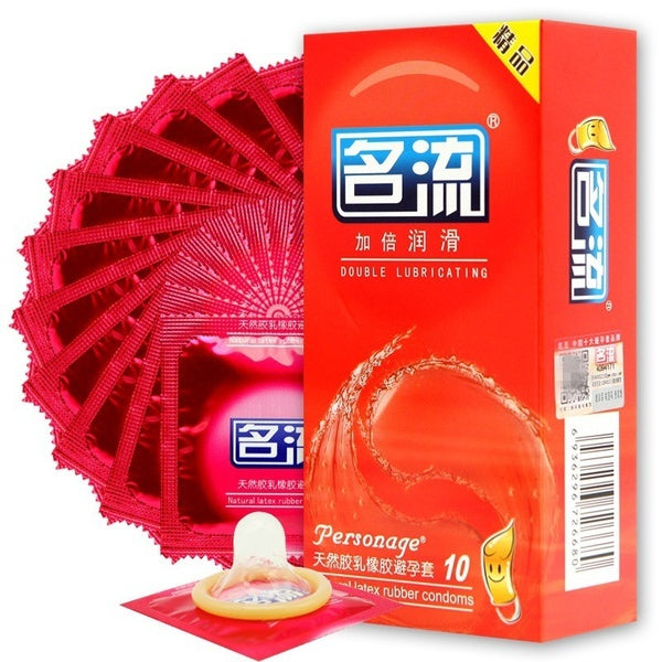 10 Pcs/Lot Hot Sale Quality Sex Products Natural Latex Condoms For Men Adult Better Sex Toys Safer Contraception Toy set