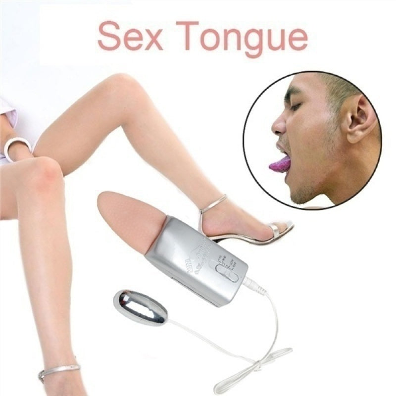 Female Clitoral Stimulation Electric Tongue Oral Sex Toys Vibrating Oral Adult Sex Tongue
