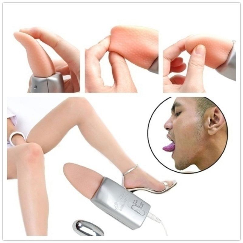 Female Clitoral Stimulation Electric Tongue Oral Sex Toys Vibrating Oral Adult Sex Tongue