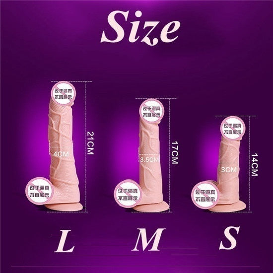 Female Electric Vibrator Soft Silicone Dildo with Suction Cup Adult Sex Toys for Women Erotic Products