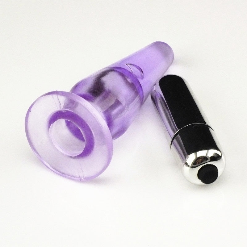 Finger stall Anal Plug Sex Toys Mini Powerful Jelly Vibrator Waterproof Sex Products for Female