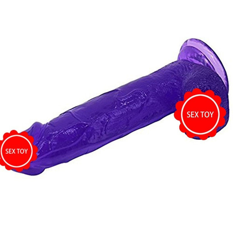 Transparent Dildo Crystal Realistic Silicone Soft Dildo With Suction Cup Adult Sex Toys For Female Sex Products