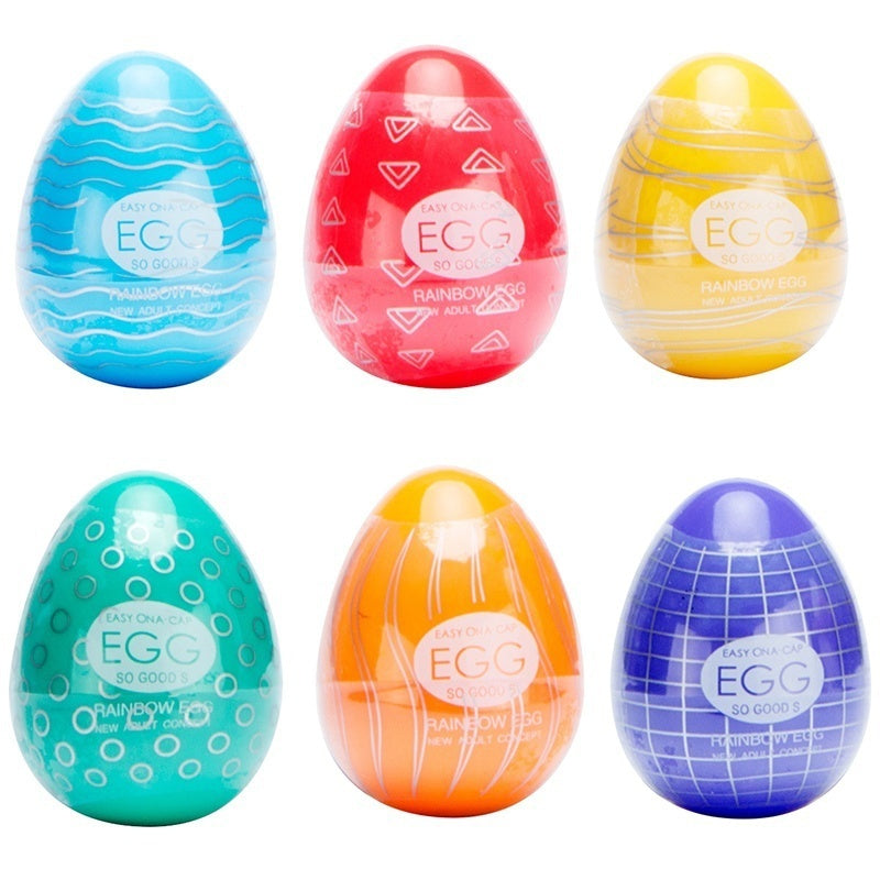 Pocket Masturbation Egg for Men Portable Cute Massage Egg Adult Sex Toys for Male