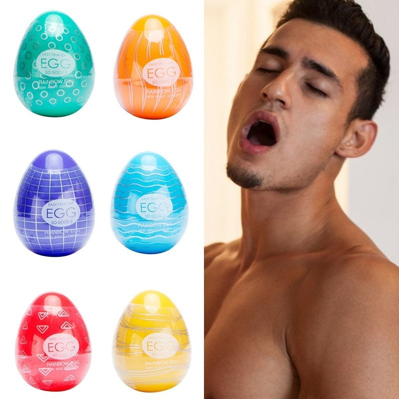 Pocket Masturbation Egg for Men Portable Cute Massage Egg Adult Sex Toys for Male