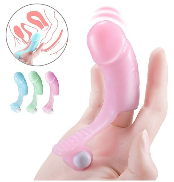 لعبة جنسية لتحفيز نقطة G على شكل إصبع للزوجين