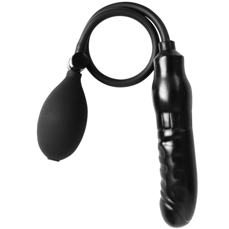 Inflatable Dildo Silicone Anal Dilator Expandable Anus Vagina Prostate Massager Stimulator Adult Sex Toy for Men&Women