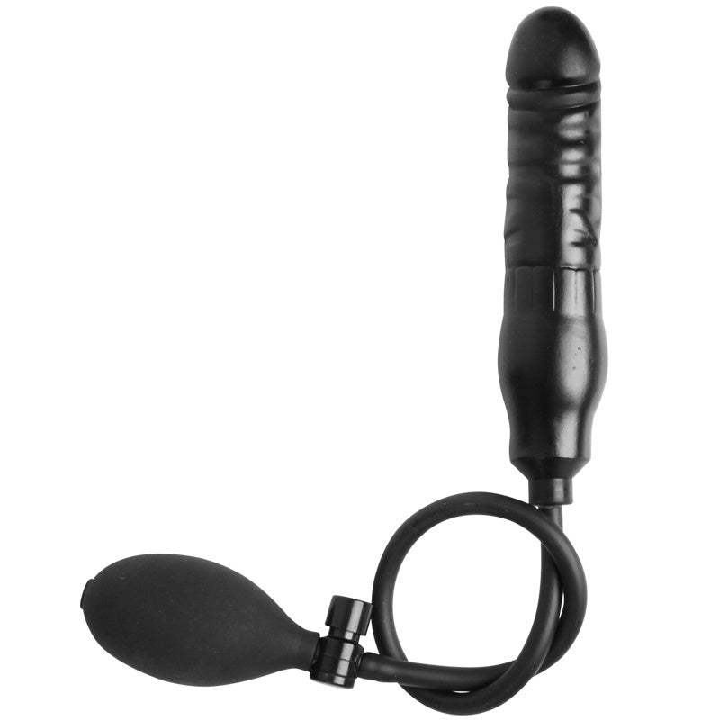 Inflatable Dildo Silicone Anal Dilator Expandable Anus Vagina Prostate Massager Stimulator Adult Sex Toy for Men&Women