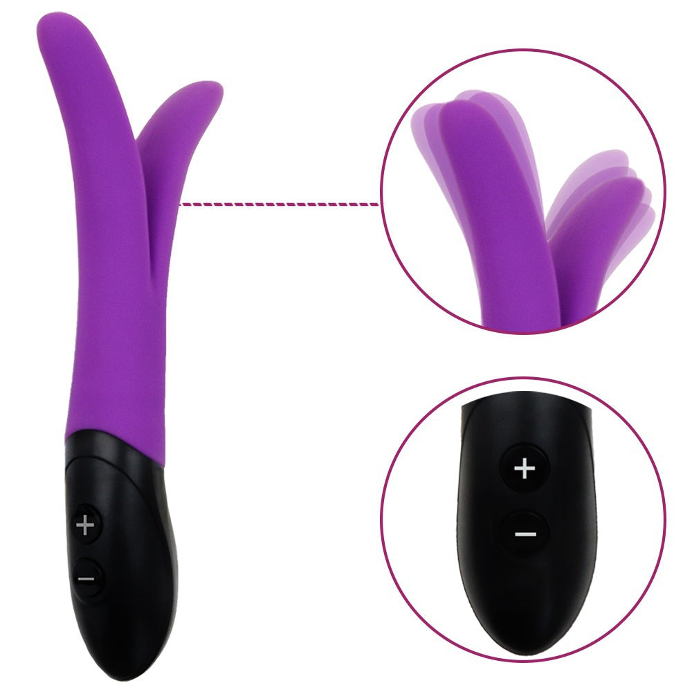 Dual-End Dildo Vibrator Double Multi-function Vibration G spot Massager Waterproof Sex Toy for Female