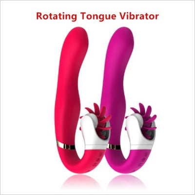 Sex Licking Toy 12 Speeds Rotation Vibrating Oral Vibration Tongue Female Clitoris Vibrators Sex Toys for Women