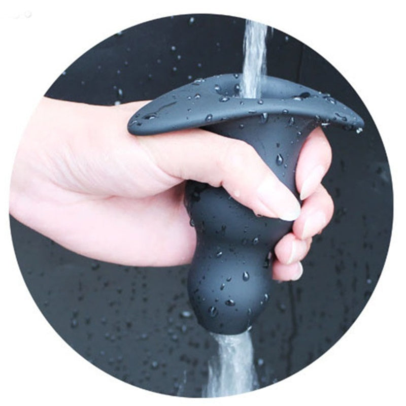 Hollow Enema Butt Plug Soft Silicone Anus Vagina Prostate Massager Gay Anal Sex Toy for Men Women