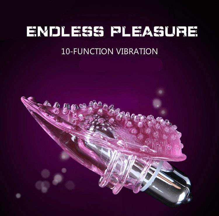 Vibration Tongue Finger Vibrator Clit Stimulator Sexy Massager Adult Sex Toys for Women