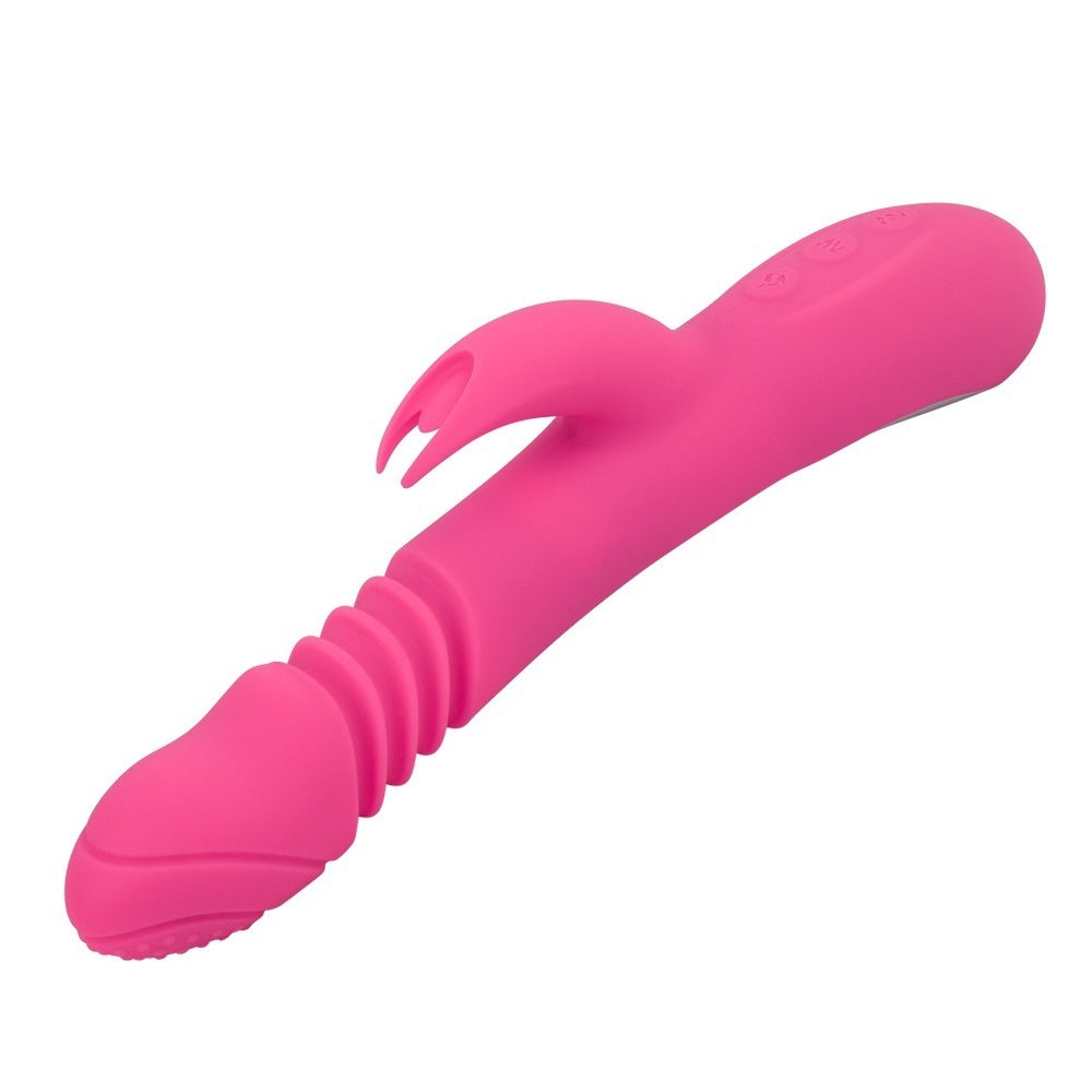 Heat Thrusting Vibrator Rotating Dildo Silicone Rabbit Vibrator G Spot Stimulator Waterproof Sex Toys for Women