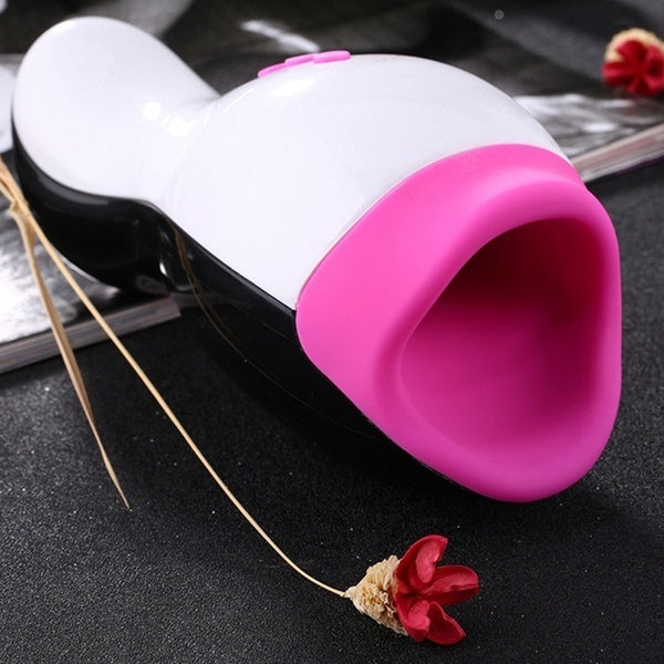 Smart Heating Masturbating Sex Toy Men Male Realistic Vibrating Oral Sex Masturbator Cup