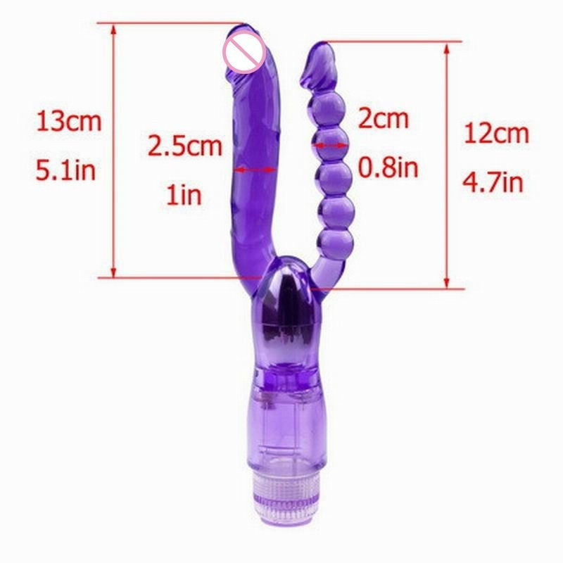 Dual-End Vibrating Dildo Adult Sex Toys For Female G-spot Stimulation Vibrator