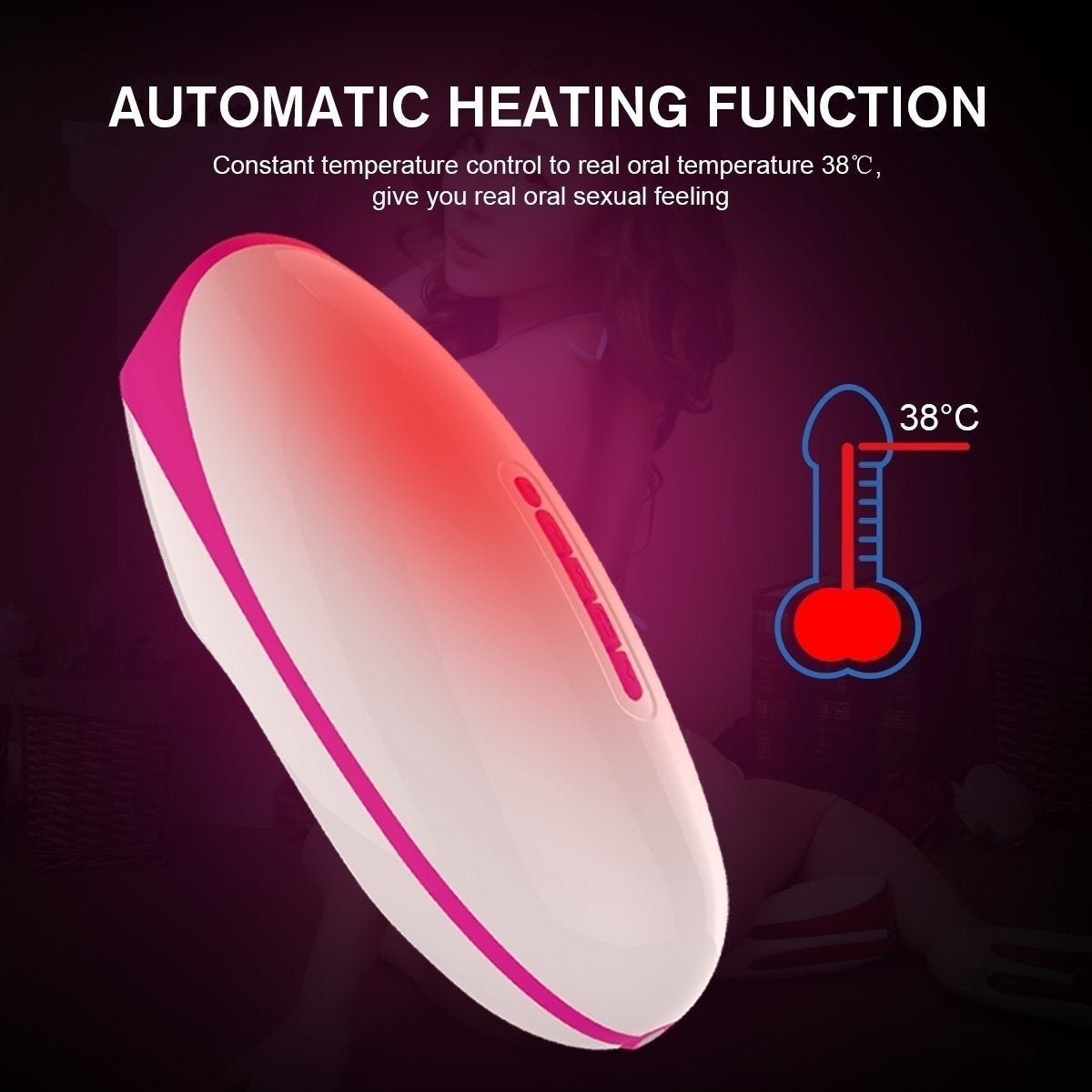 Powerful 10 Frequency 5 Thrusting Sucking Patterns Usb Recharge Male Intelligent Heating Realistic Deep Throat Peristalsis M-asturbator Oral Sex Cup Stimulation Tongue Sex Delay Exercise Sex Toys for Men