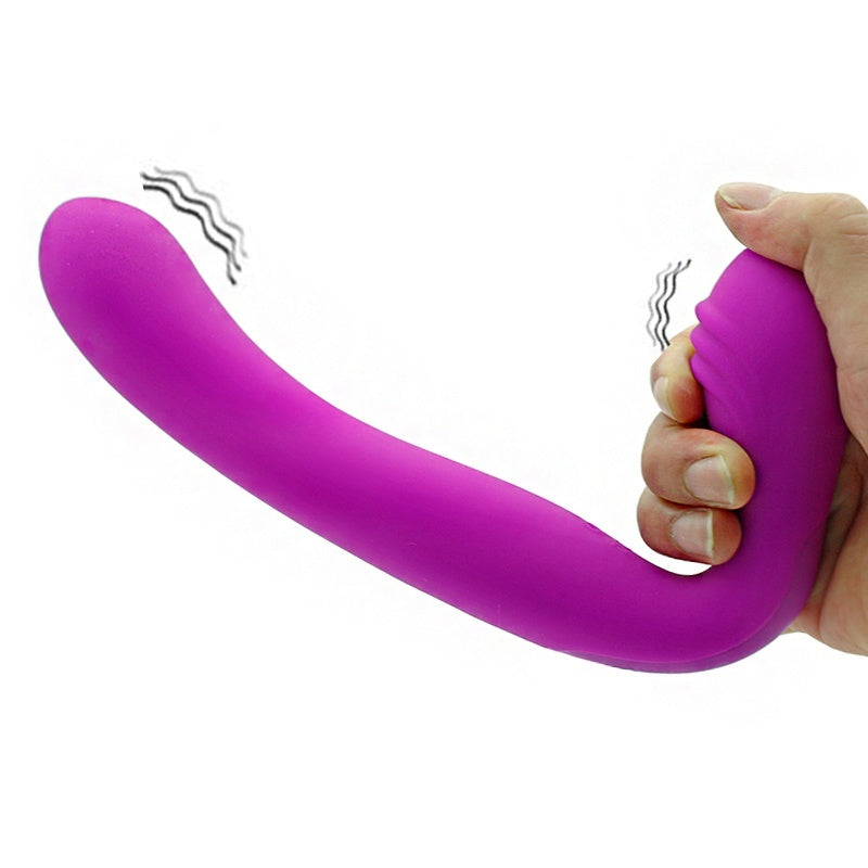 Lesbian Strap on Double End Dildo Vibrators Strapless Strapon Dildos Sex Toys for Women