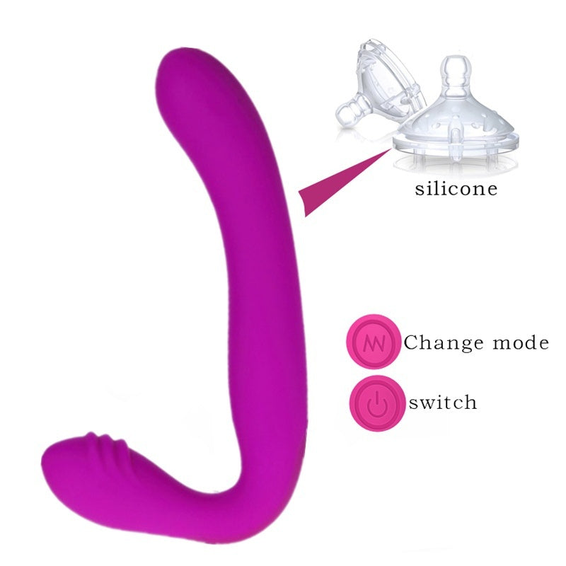 Lesbian Strap on Double End Dildo Vibrators Strapless Strapon Dildos Sex Toys for Women