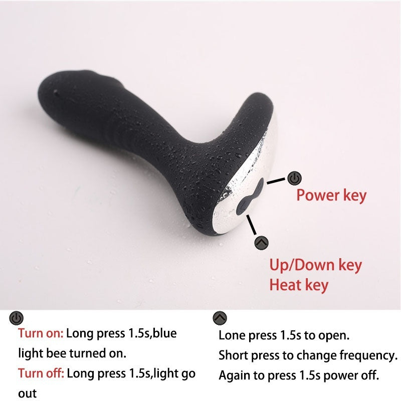 Male Butt Plug Vibrating Anal Prostate Massager Vibrator Gay Sex Toys for Men