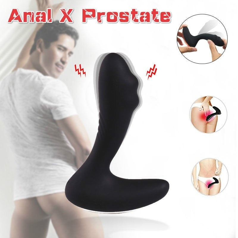 Male Butt Plug Vibrating Anal Prostate Massager Vibrator Gay Sex Toys for Men