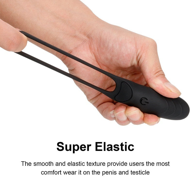 Sex Delay Cock Ring Vibrating Penis Rings Silicone 12 Speed Adult Sex Toys for Men Couple