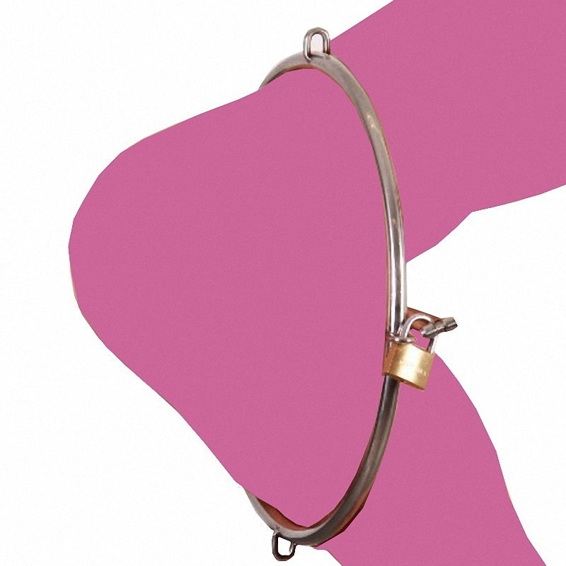 جهاز CHR A-ss Circle Warped Hip Bondage Standing Walking Exercise Device من الفولاذ المقاوم للصدأ BDSM ألعاب جنسية للبالغين للزوجين