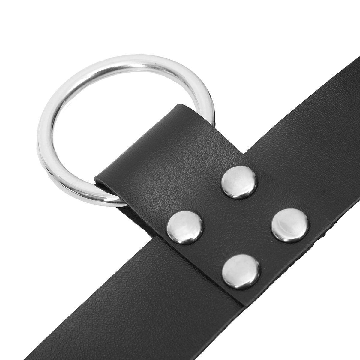 Mens Sexy PU Leather Chest Harness Bondage Buckles Interest Costume Clubwear