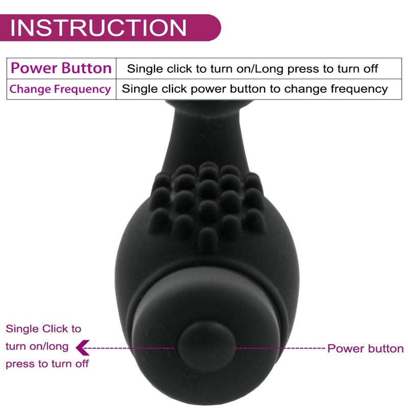 10 Speeds Anal Beads Vibrator Butt Plug Vibration Prostate Massager Silicone Sex Toys for Men Woman Gay
