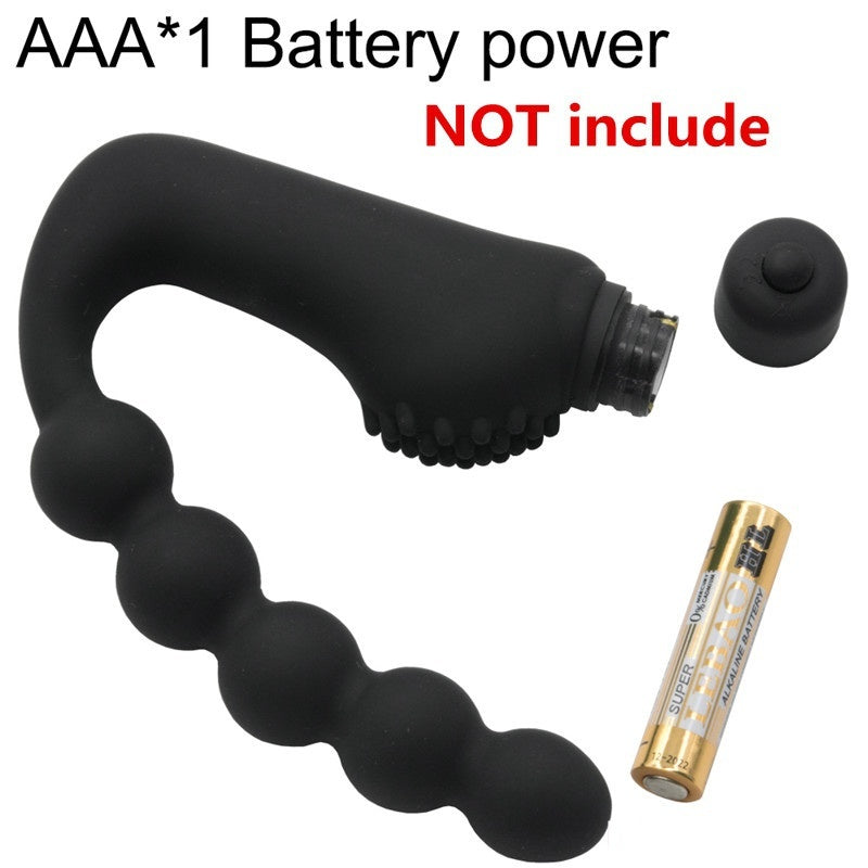 10 Speeds Anal Beads Vibrator Butt Plug Vibration Prostate Massager Silicone Sex Toys for Men Woman Gay