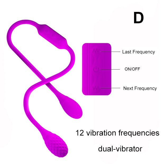 Dual-Head String Vibrator Clitoral G-spot Stimulator Anal Butt Plug Massager Adult Sex Toy for Men Women Couples Gay Lesbian