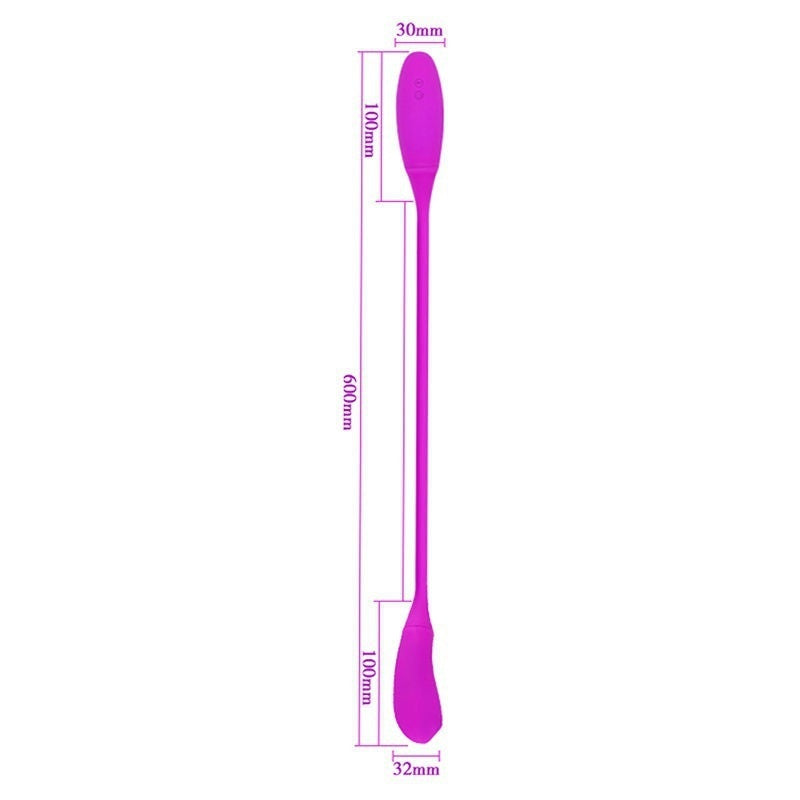 Dual-Head String Vibrator Clitoral G-spot Stimulator Anal Butt Plug Massager Adult Sex Toy for Men Women Couples Gay Lesbian