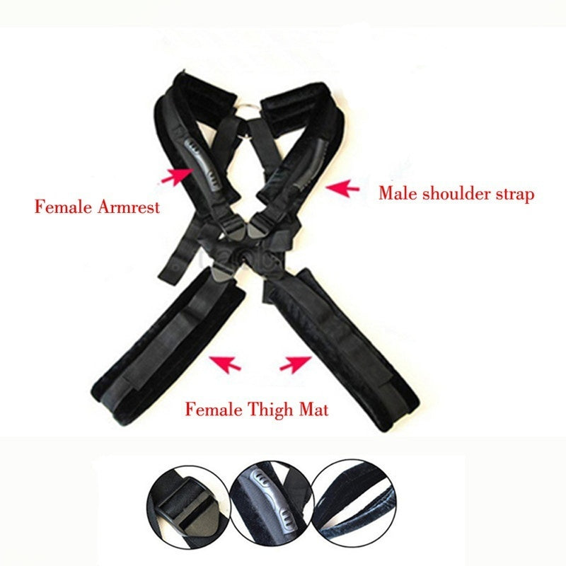 Adult Game Flirting Bondage Sex Swing Shoulder Straps Adjustable Restraint BDSM Sex Toys For Couple