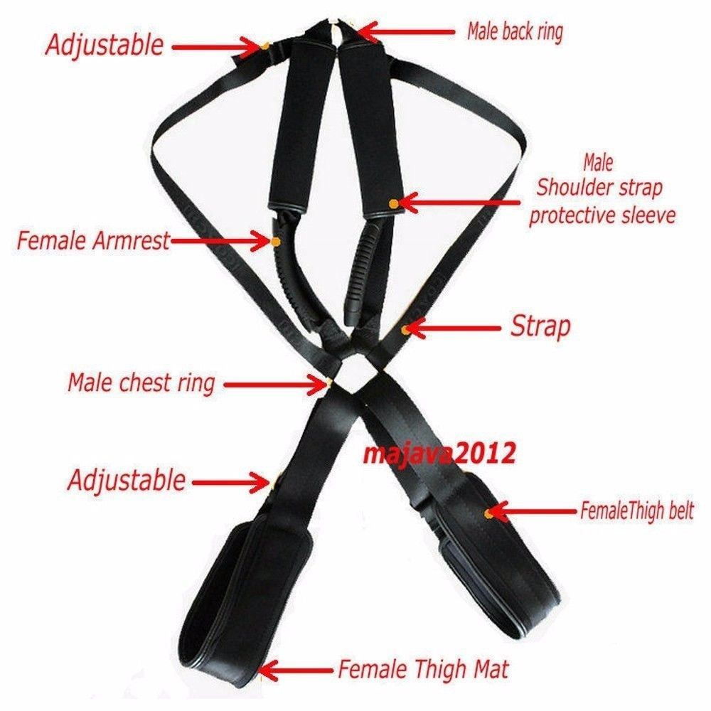 Adult Game Flirting Bondage Sex Swing Shoulder Straps Adjustable Restraint BDSM Sex Toys For Couple