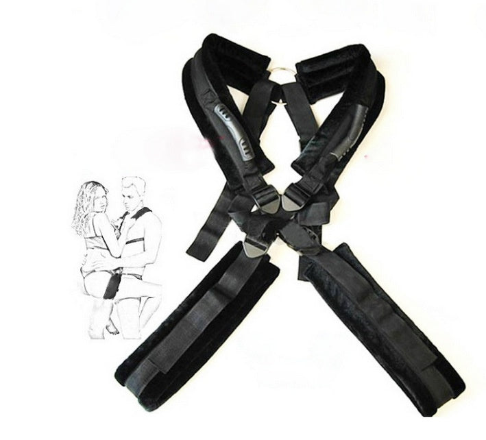 Adult Game Flirting Bondage Sex Swing Shoulder Straps Adjustable Restraint BDSM Sex Toys For Couple