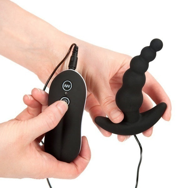Anal Stimulate Beads Butt Plug Vibrator Dildo with Multiple Beads Massgaer Adult Sex Toys for Couple