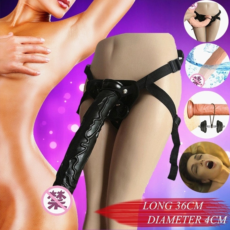 Female Strap on Big Dildo Sex Panties Wearable Huge Dildos Lesbian Sex Toys for Women