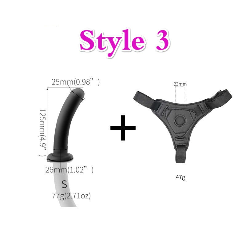 Female Wearable Dildo Strap On Silicone Dildos with Panties Sex Toys for Women Lesbian
