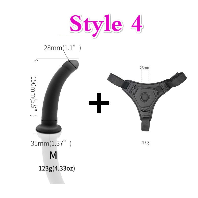Female Wearable Dildo Strap On Silicone Dildos with Panties Sex Toys for Women Lesbian