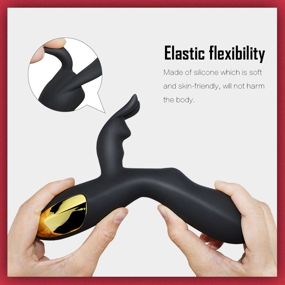 10 Modes Rabbit Dildo Vibrator G Spot Clit Body Massager Adult Sex Toys for Women