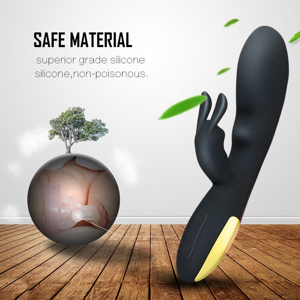 10 Modes Rabbit Dildo Vibrator G Spot Clit Body Massager Adult Sex Toys for Women