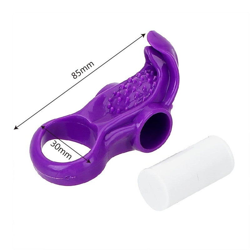 Male Ejaculation Delay Penis Ring Vibrating Tongue Clitorl Stimulate Cock Ring Adult Sex Toys for Men
