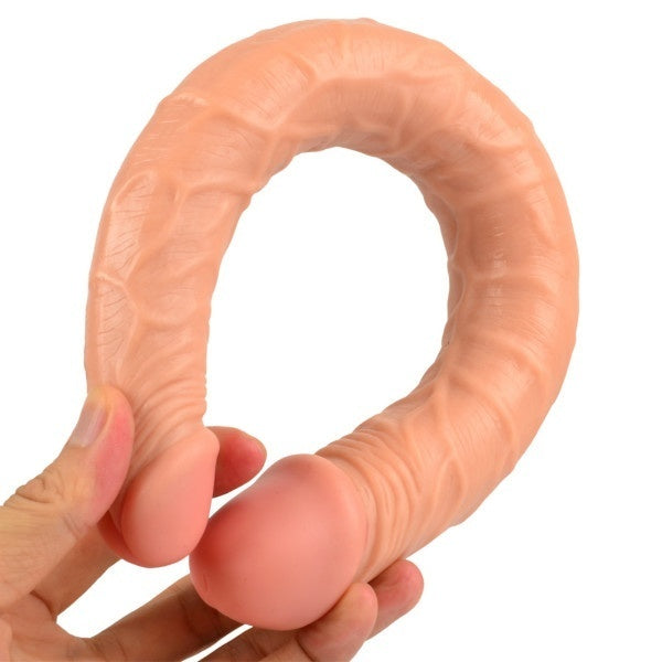 Double-Head Dildo Flexible Long Soft Realistic Penis Female Masturbator Sex Toys for Women Lesbian