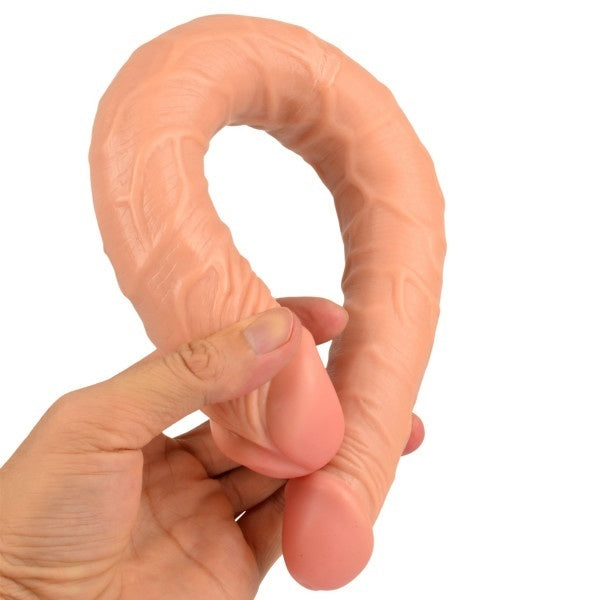 Double-Head Dildo Flexible Long Soft Realistic Penis Female Masturbator Sex Toys for Women Lesbian
