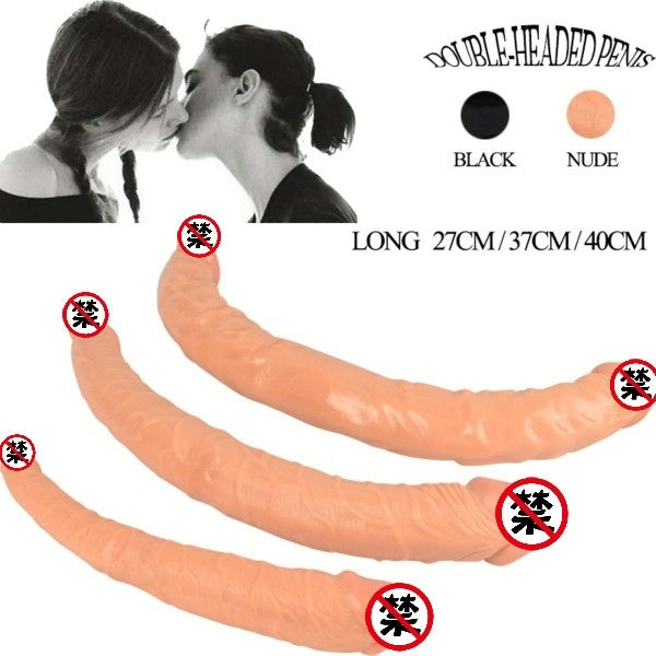 Double-Head Dildo Flexible Long Soft Realistic Penis Female Masturbator Sex Toys for Women Lesbian