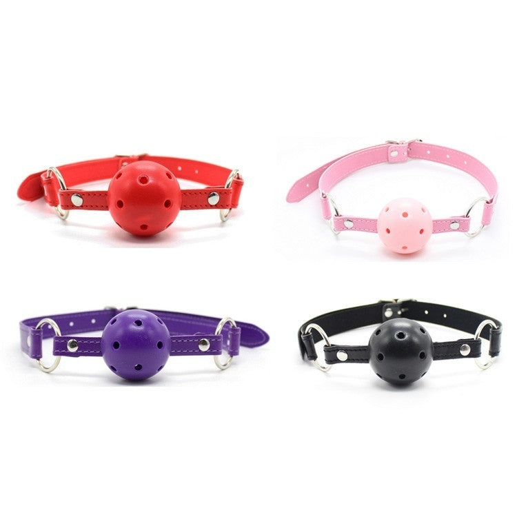 BDSM Slave Harness Silicone Ball Gag Bondage Fetish Mouth Restraints SM Sex Toys