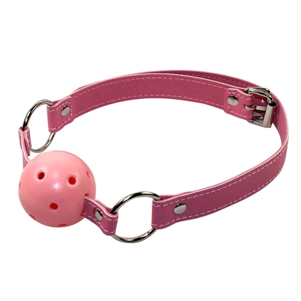 BDSM Slave Harness Silicone Ball Gag Bondage Fetish Mouth Restraints SM Sex Toys